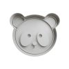 Osito Panda Cabeza Cortador De Galletas STL 2