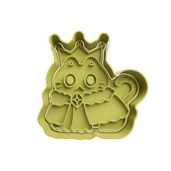 Gato Cute Rey