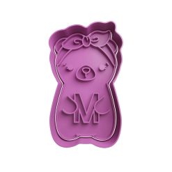 Oso con Bandana Y Letra M