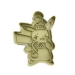 Pikachu con Bufanda y Gorro