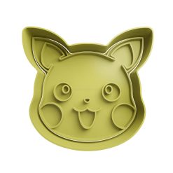 Pikachu Cabeza  (Cortante STL Gratis)