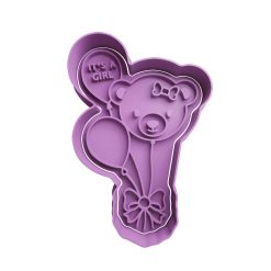 Globo con Cara Osito – Its a Girl