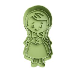 Anna Frozen Chibi Cortador de Gallletas STL