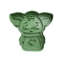 Grogu Baby Yoda con Corazon
