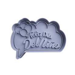 Nube con Globos -Feliz dia del niño