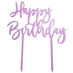 Happy Birthday Topper Cake STL