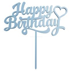 Happy Birthday Topper Cake STL