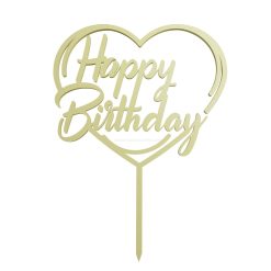 Happy Birthday Topper Cake STL