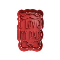 Mostacho I love my Dad con Moño