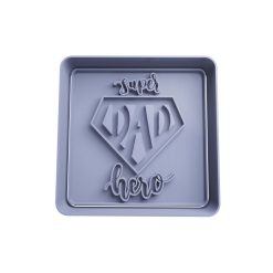 Super Dad Hero Corador de Galletas STL