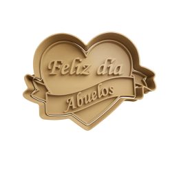 Corazon con Cinta -Feliz día Abuelos
