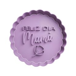 Feliz día Mamá con flor  2
