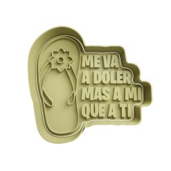 Chancla -me va a doler mas a mi que a ti