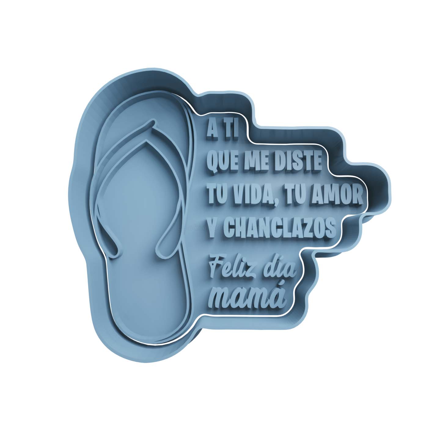 Chancla -A ti que me diste tu vida tu amor y chanclazos Feliz día mamá