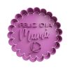 Feliz día Mamá con flor