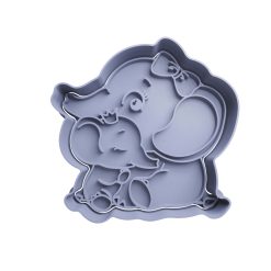 Elefante Mama con su Hijo