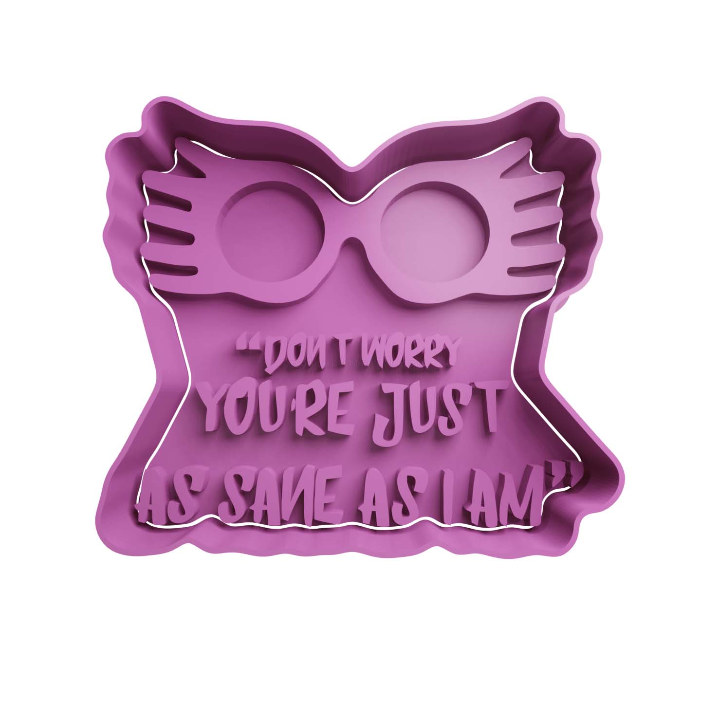 Espectrogafas Luna Lovegood -Don’t worry you’re just as same as I am