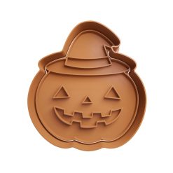 Calabaza Halloween con Sombrero de Bruja