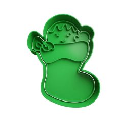 Muñeco de Jengibre en Calcetin  2