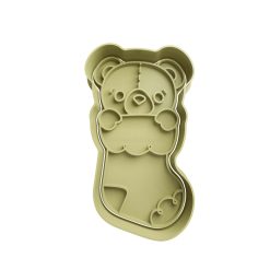 Osito de Peluche en Calcetin