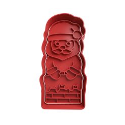 Papa Noel en Chimenea