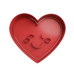 Corazon Con Cara Guiñando el Ojo