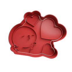 Muñequito con Corazones