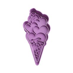 Helado con Corazones