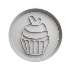 Muffin con Corazon  2