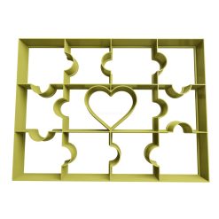 Corazón Rompecabezas TORTA 2