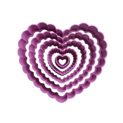 Set Corazones con Ondas
