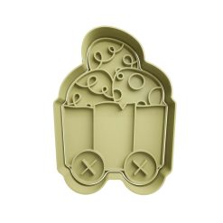 Carreta con Huevos de Pascua