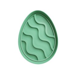 Huevo de Pascua con Lineas Onduladas