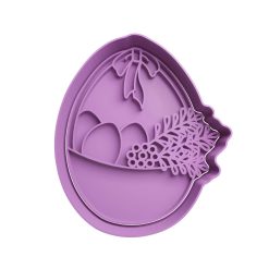 Canasta de Huevos de Pascua con Flores
