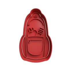 Mochila con Manzana y Lapiz