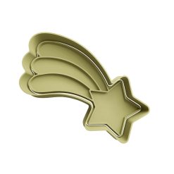 Estrella Fugaz Cortador de Galletas STL 3