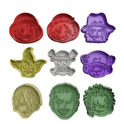 Set One Piece Cabezas Cortadores de Galletas STL