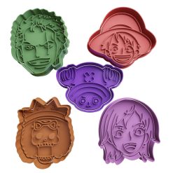 Set One Piece Cabezas Cortadores de Galletas STL 2