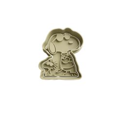 Snoopy y Woodstock con Lentes de Sol 5cm Mini