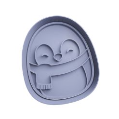 Squishmallows Luna Penguin con Bufanda