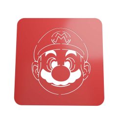 Stencil Mario Bros STL + Vector