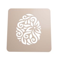 Stencil Huevo de Pascua STL + Vector 6