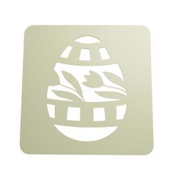 Stencil Huevo de Pascua STL + Vector 3