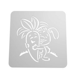 Stencil Conejo con Zanahoria STL + Vector