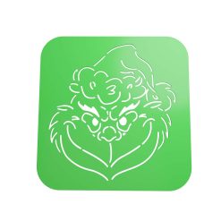 Stencil Grinch STL + Vector