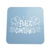 Stencil Feliz Cumpleaños STL + Vector