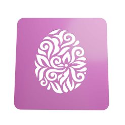 Stencil Huevo de Pascua STL + Vector 9