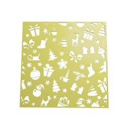 Stencil Navidad STL + Vector