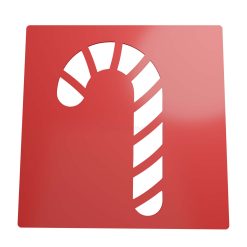 Stencil Baston Dulce STL + Vector