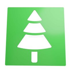Stencil Arbol de Navidad STL + Vector
